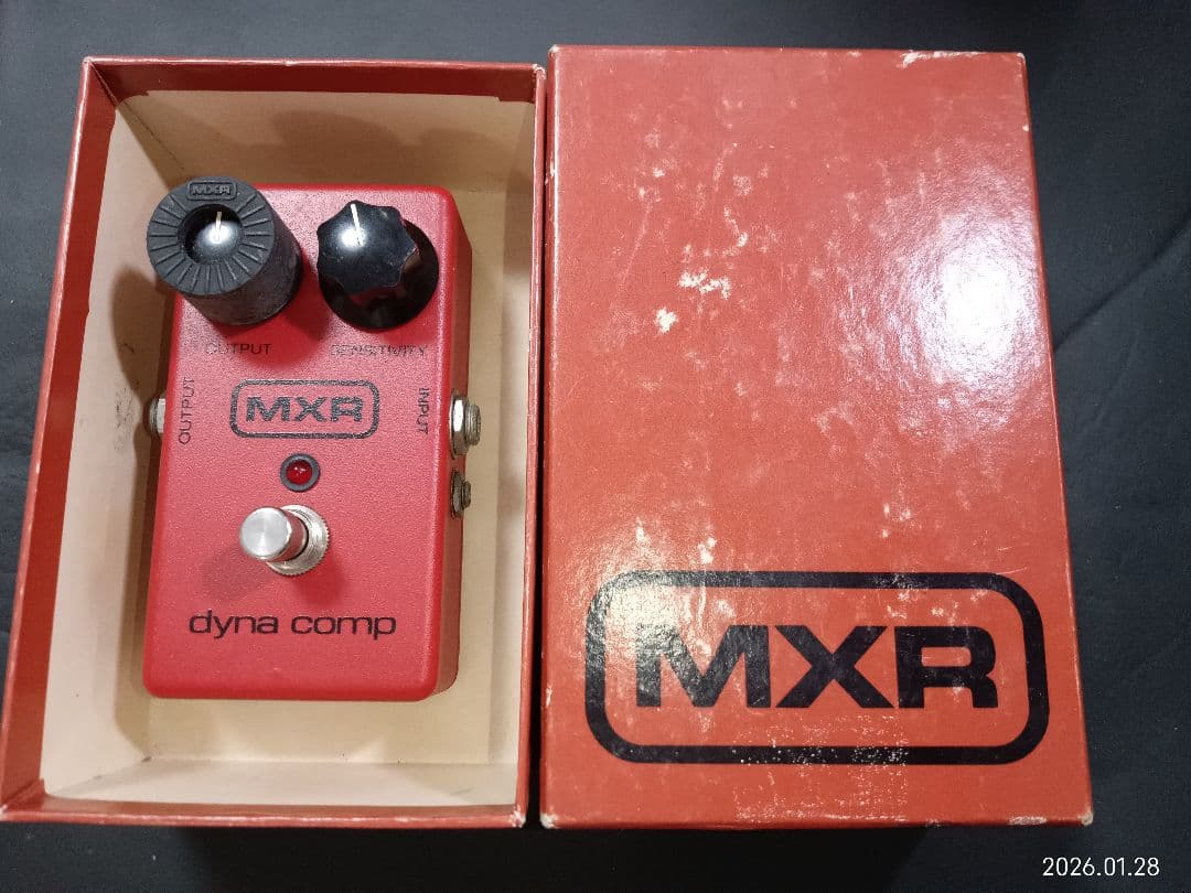 MXR dyna comp 81年ビンテージ　元箱有り　オマケ有り