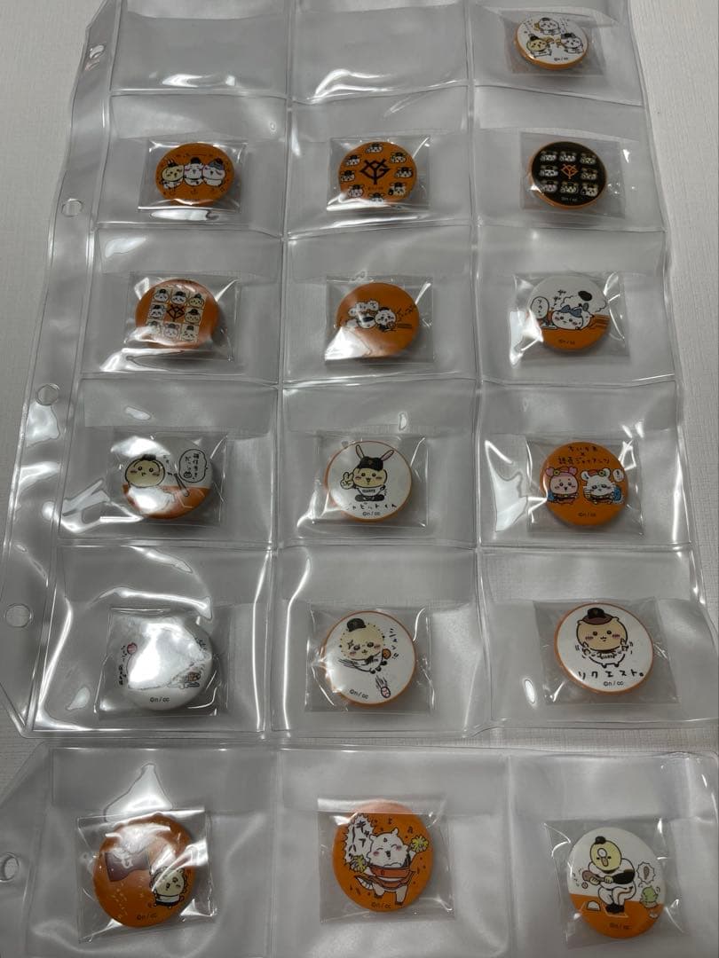 ちいかわ読売ジャイアンツトレーディングちび缶バッジ