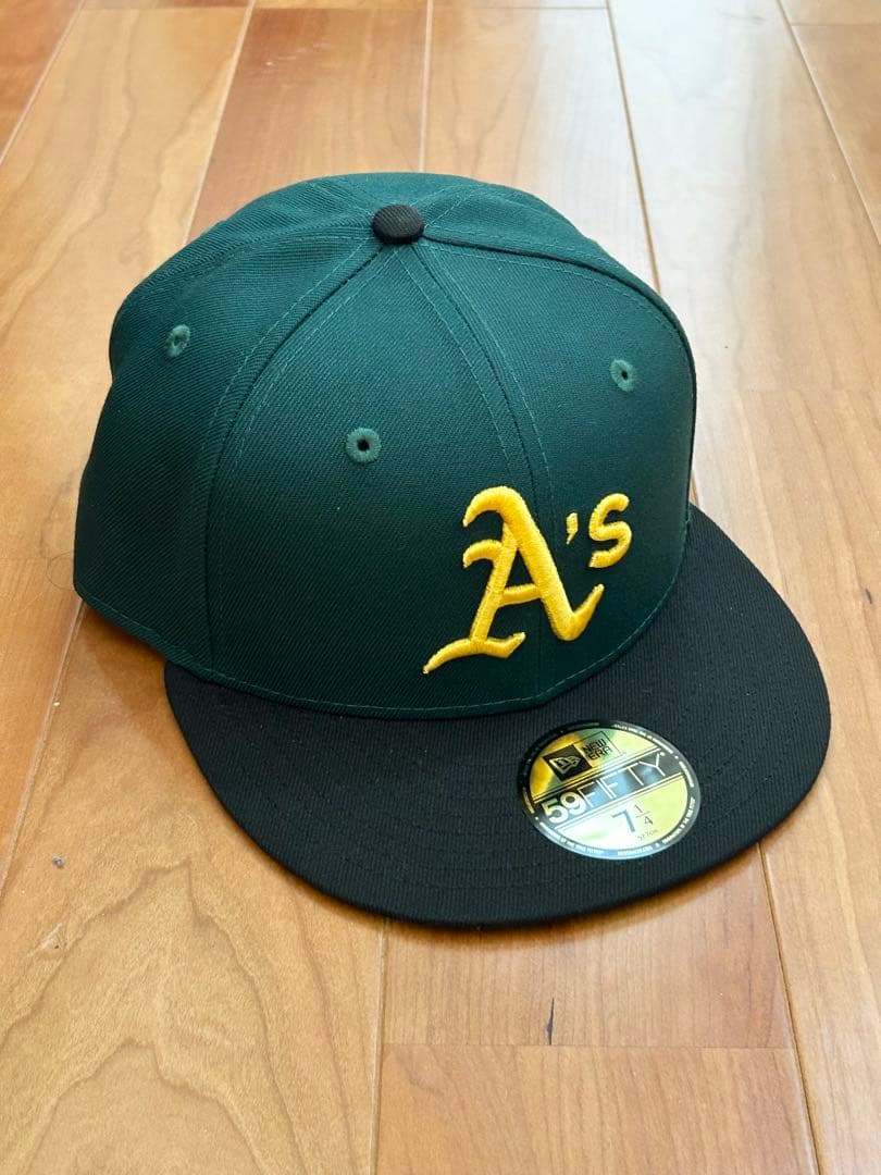 A's ベースボールキャップ 7 1/4 S115436566 - 帽子大迫力・大型