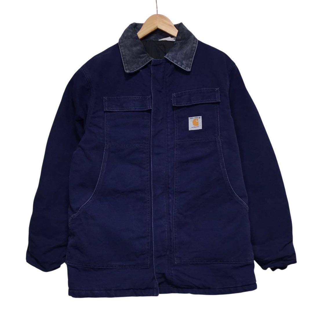 専用carharttカーハート　トラディショナルコート　ロゴ　フェード　ダック地