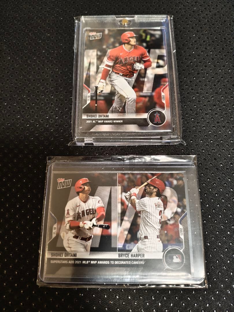 topps now MVP 2021 大谷翔平 ハーパー - メルカリ