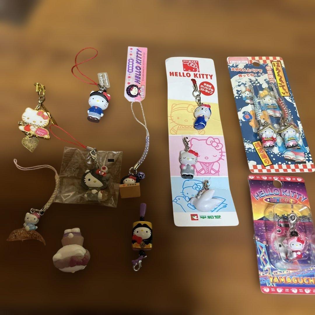 激レア平和堂キティ　ハローキティ ストラップ　チャームセット