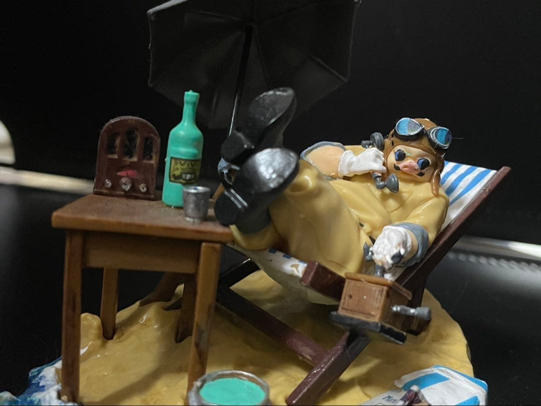 紅の豚 ヴィネットコレクション アジトのポルコ 海洋堂 完成品 - メルカリ