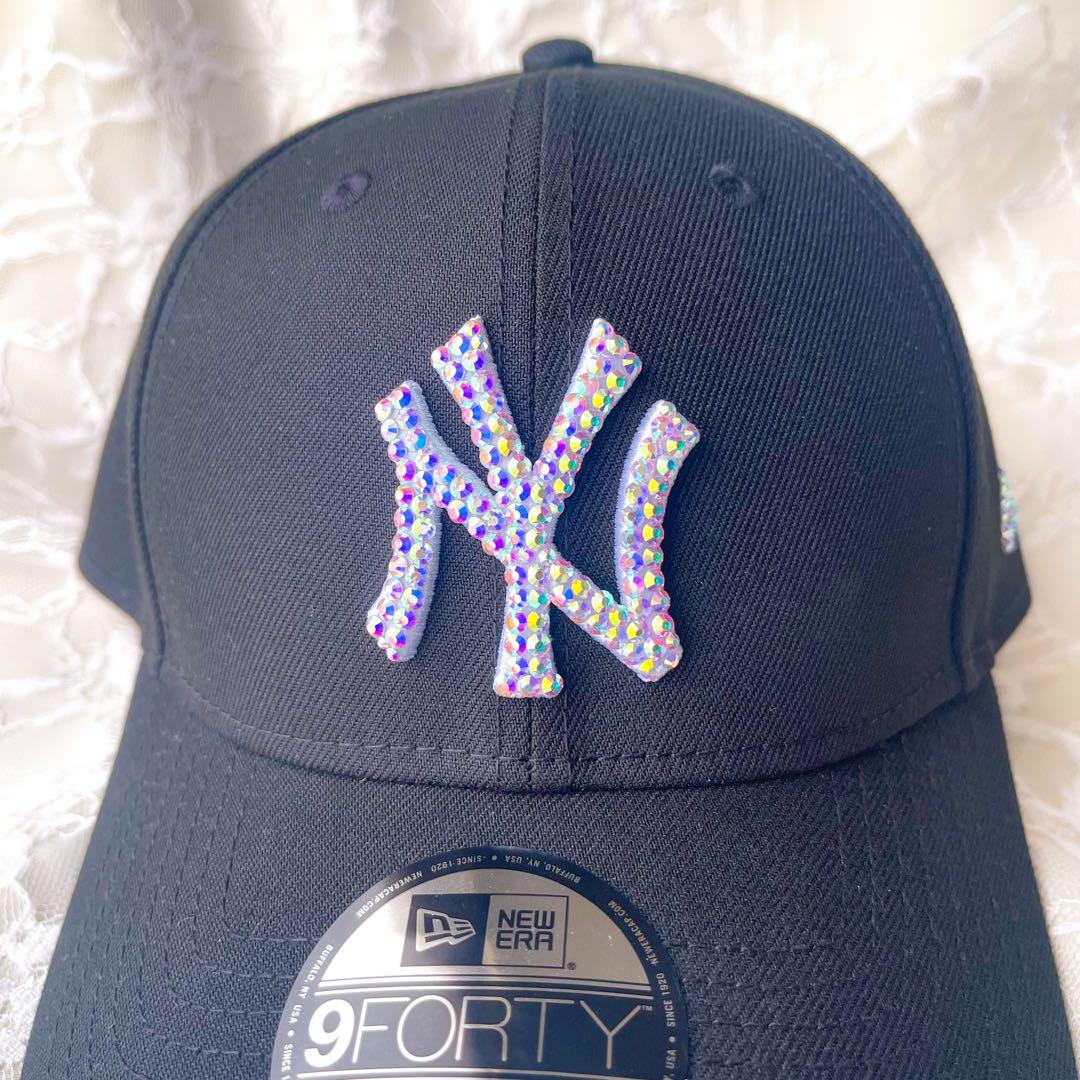 ニューエラ キャップ ラインストーン キラキラ9FORTY オーロラ