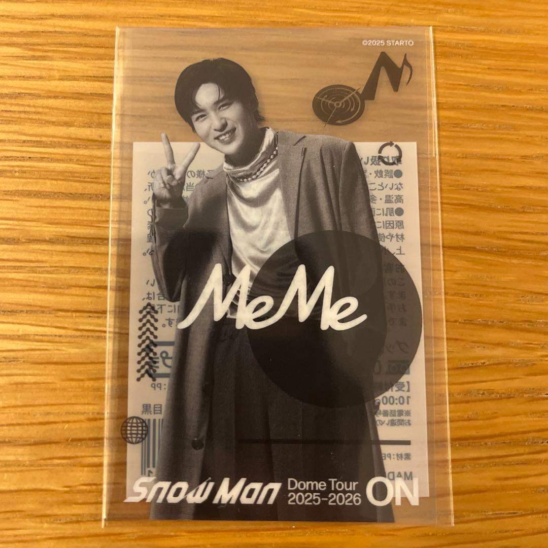 Snow Man Dome Tour 2025-2026 ON 目黒蓮6点セット - メルカリ
