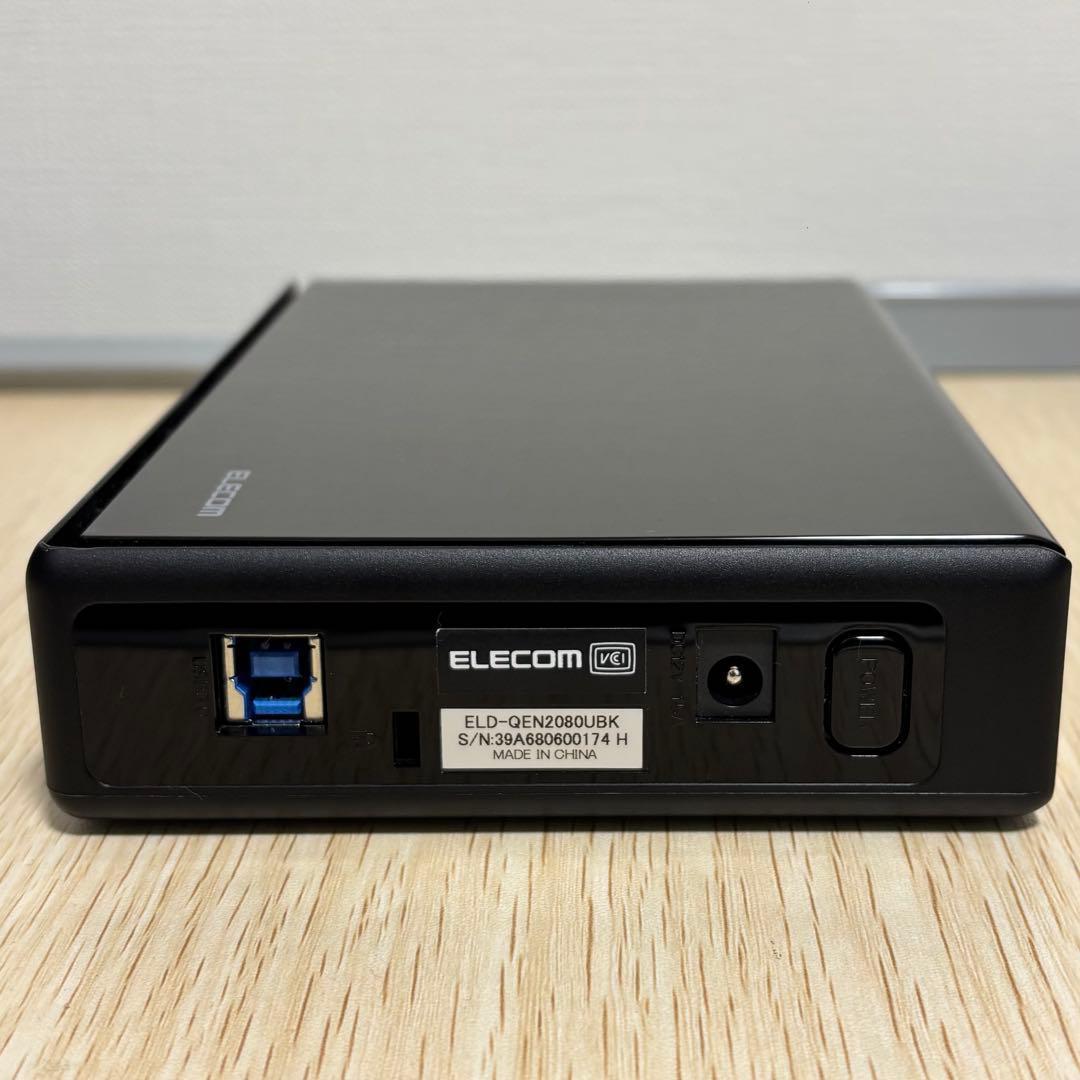 外付けハードディスク・ドライブ ELECOM SeeQVault 8.0TB HD