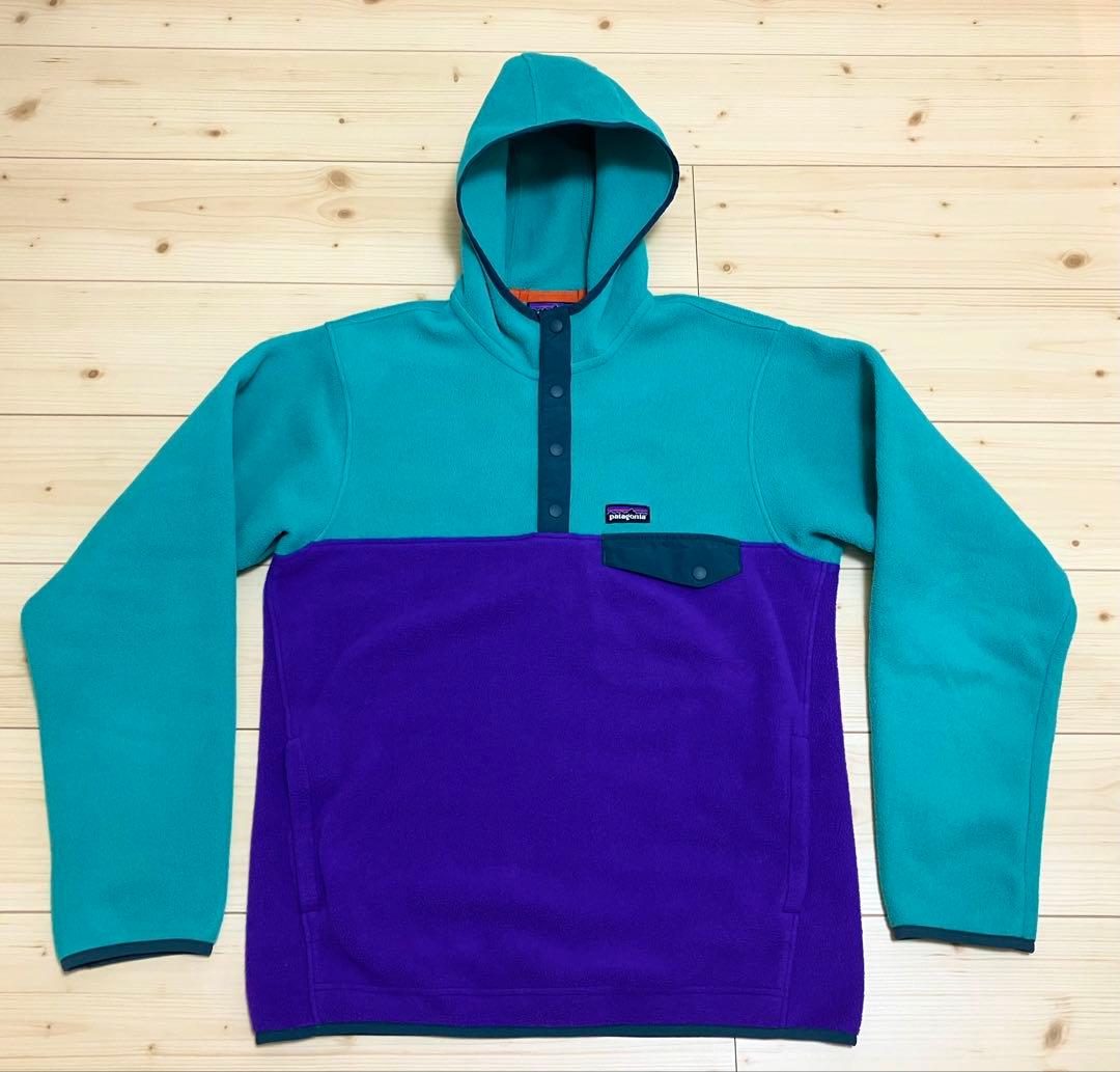 S 希少【美品】oldパタゴニア シンチラ フリース フーディ スナップT