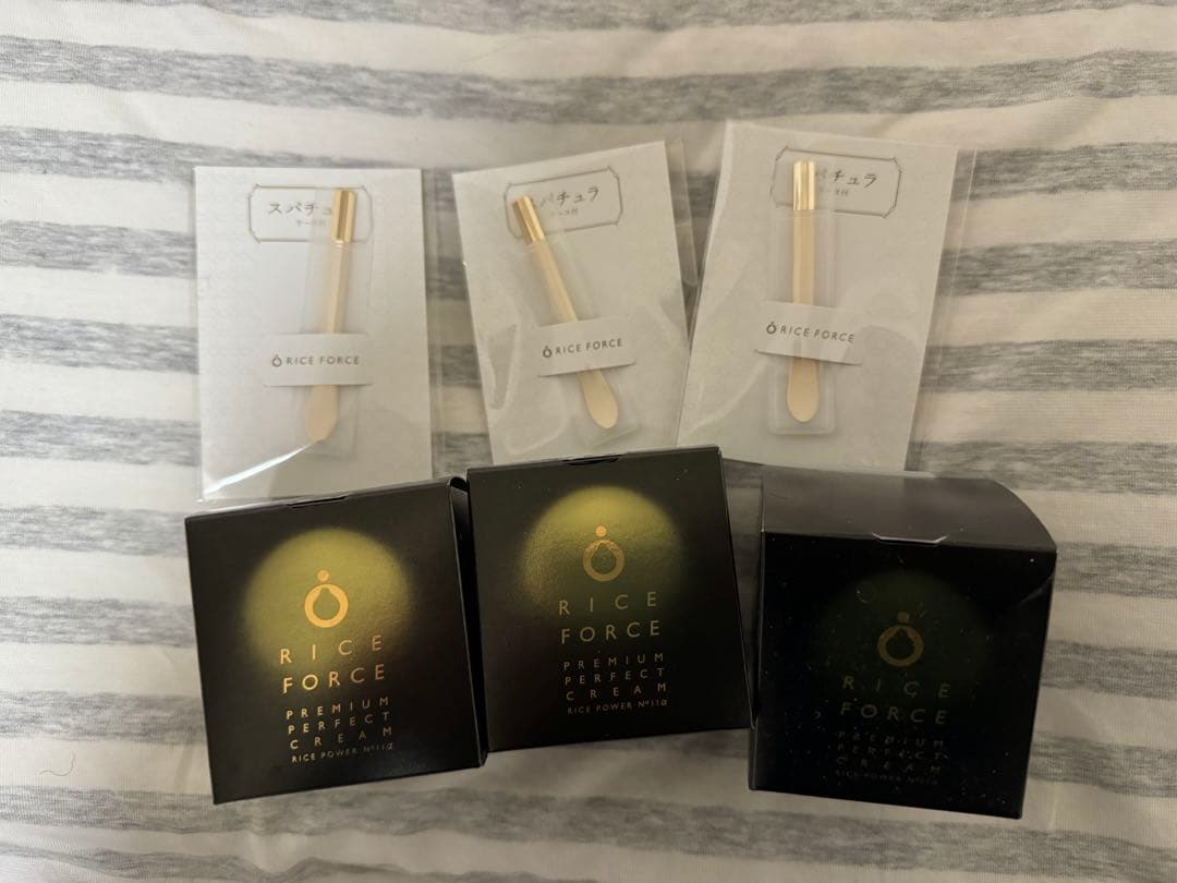 RICE FORCE プレミアムパーフェクトクリーム 30g 3個セット