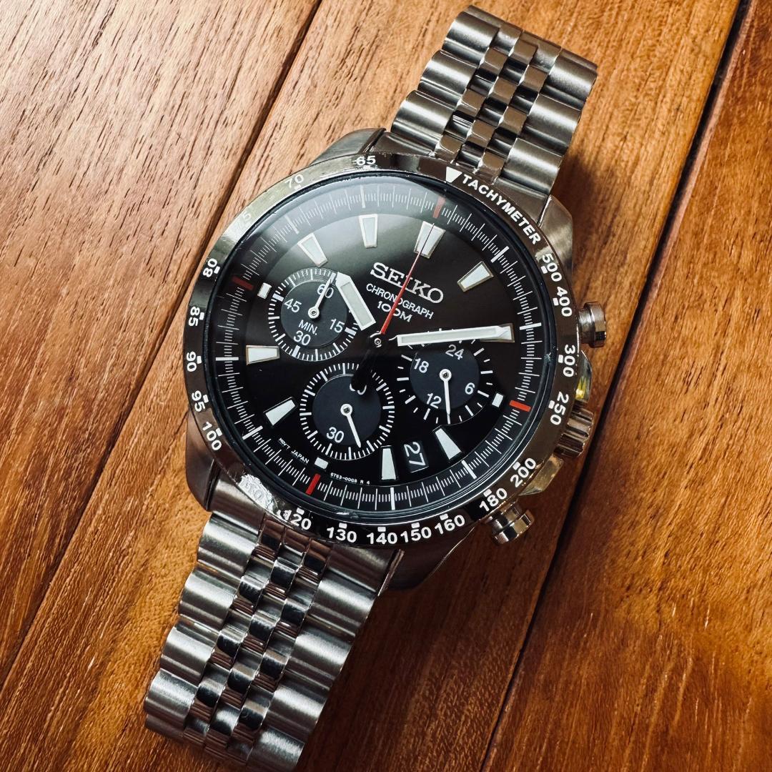 SEIKO 6T63-00D0 セイコー クロノグラフ 美品 - メルカリ