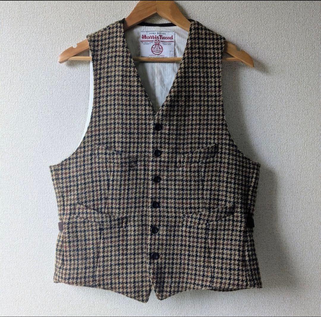 【希少】BEAMS PLUS×ハリスツイード／ベスト／ブラウン ビームス プラス 丸の内（320793） スタイリング・コーディネイト｜BEAMS