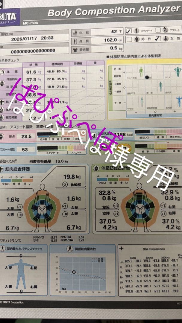 TANITA 体組成計 MC-780A-N ポータブルタイプ　専用プリンター付 マルチ周波数体組成計MC-780A-N ポータブルタイプ | タニタ
