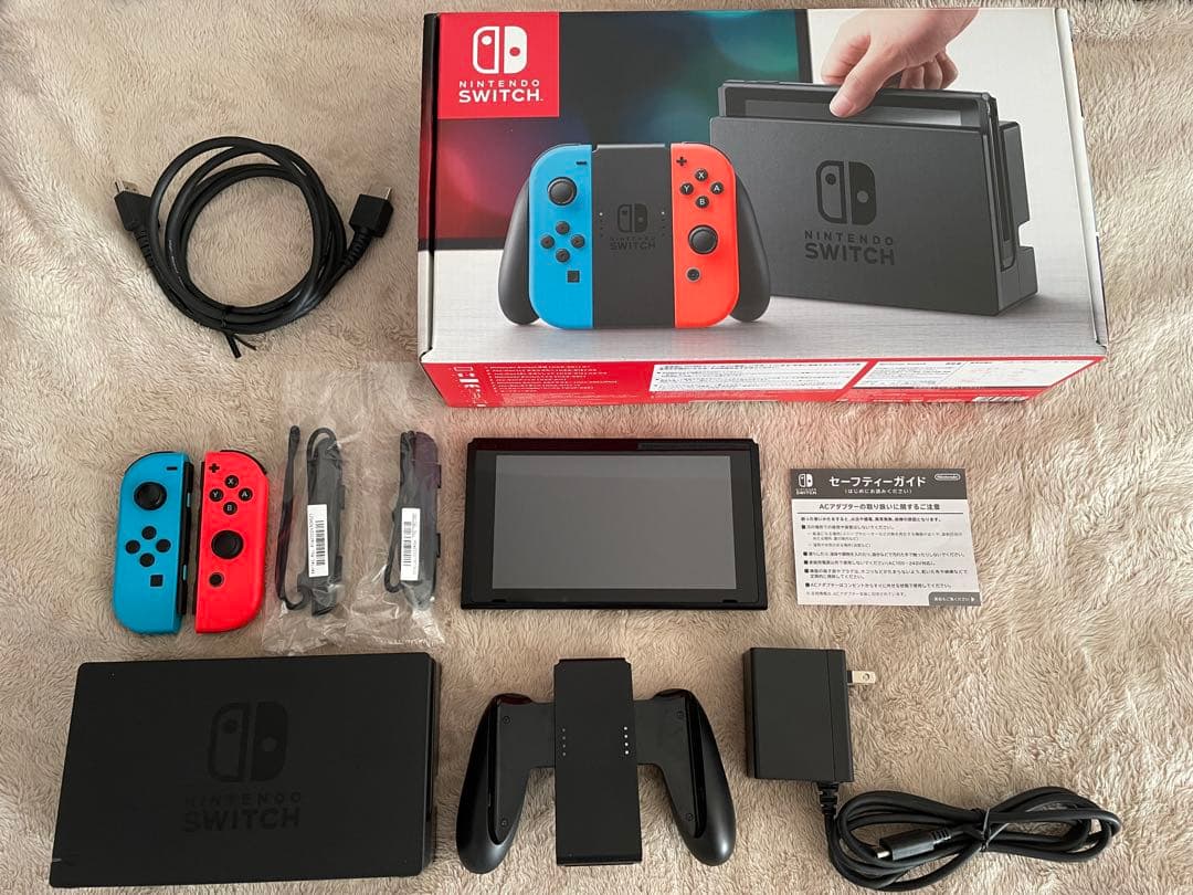 Nintendo Switch ネオンブルー・ネオンレッド 本体（未対策機）