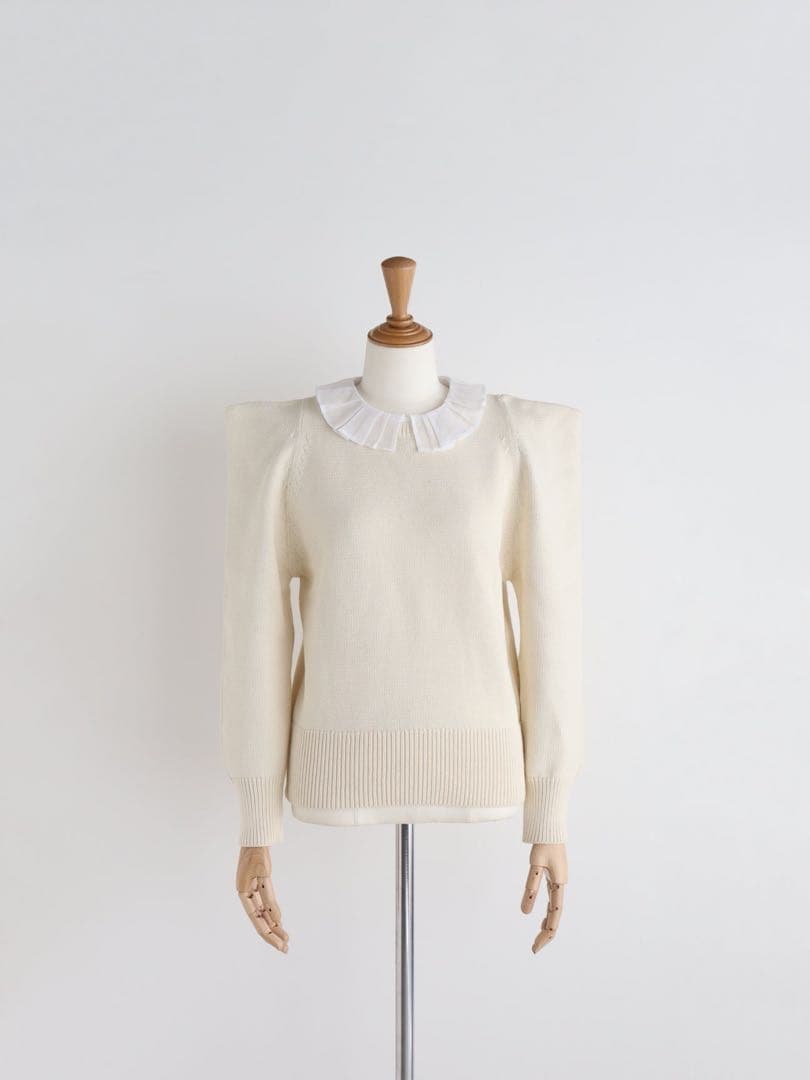 GIRLISH St.cecilia TSUNO ニット ホワイト ガーリッシュ St.cecilia モヘアニット – GIRLISH