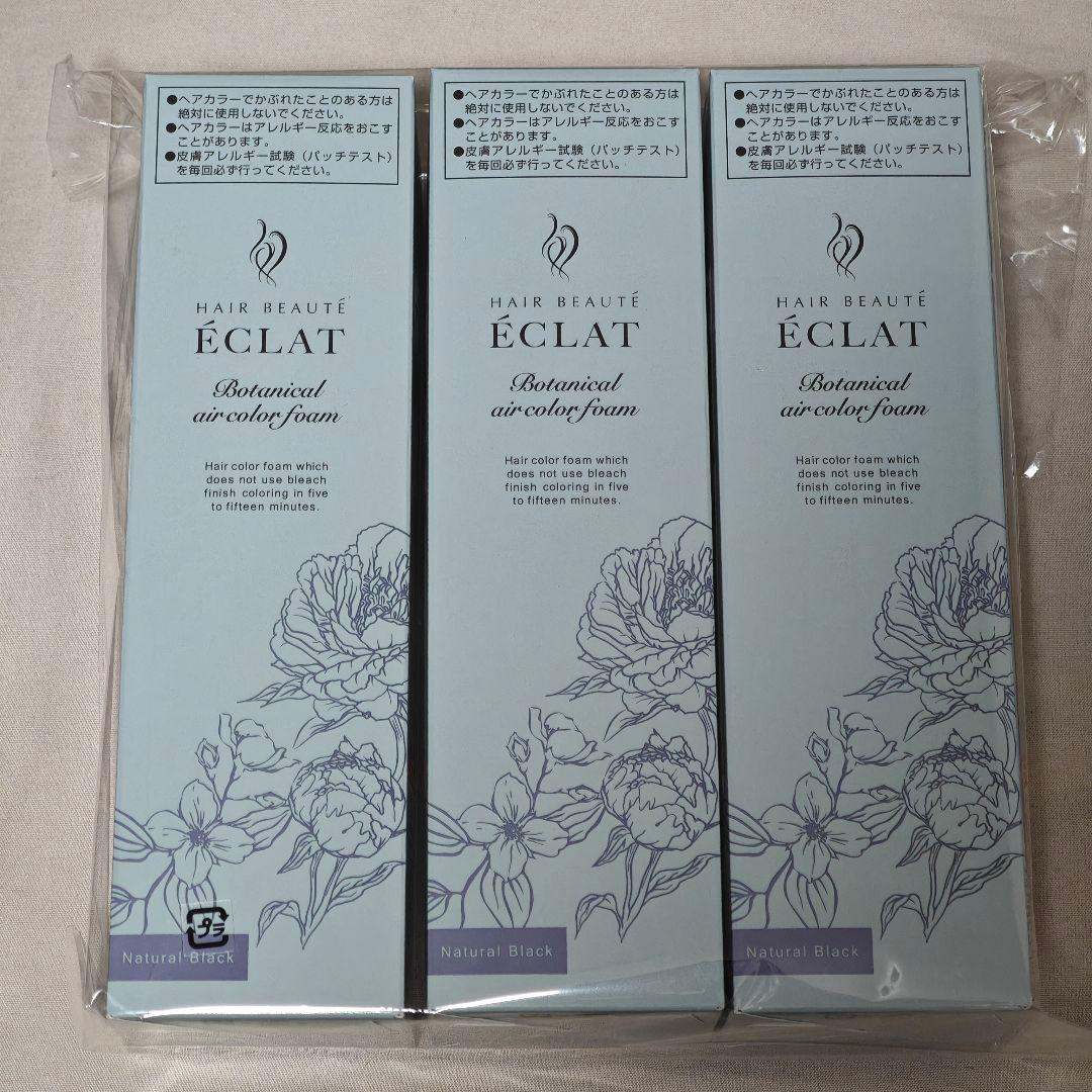 ヘアボーテ 白髪染め ボタニカルエアカラーフォーム ナチュラルブラック