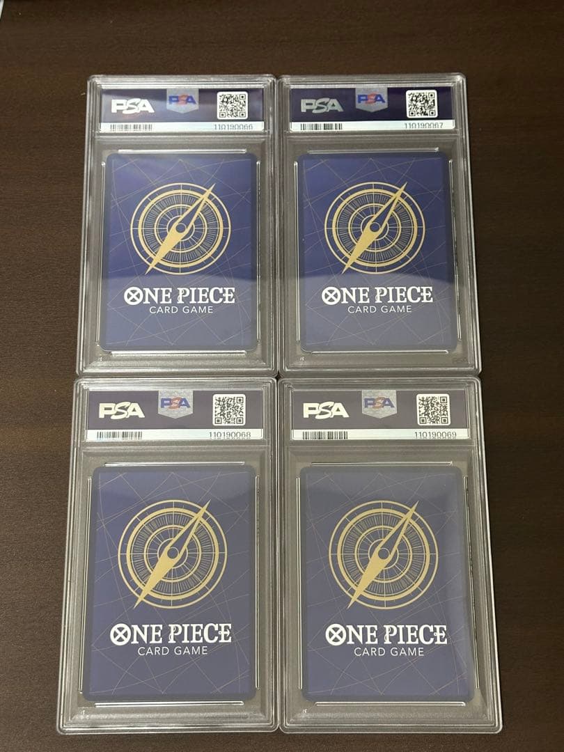 PSA10 四皇 連番 バギー・シャンクス・ティーチ・ルフィ 手配書SP