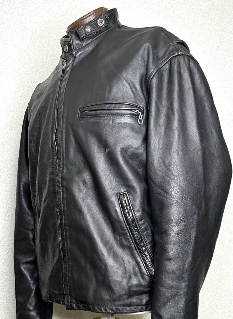 ② schott【42】641 米国製◇革ジャンninjaハーレーgpz USA - メルカリ