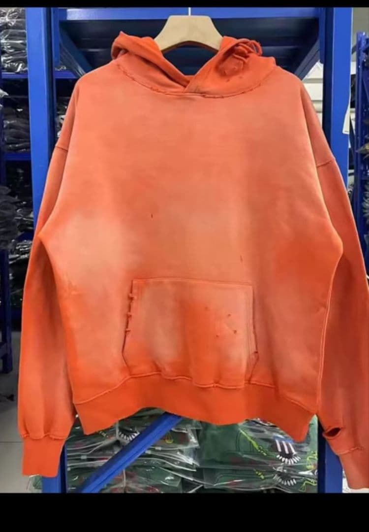 SAINT××××××オレンジ　パーカー。 未使用品 セントマイケル SAINTMICHAEL × BerBerJin 25AW DOUBLE FACE