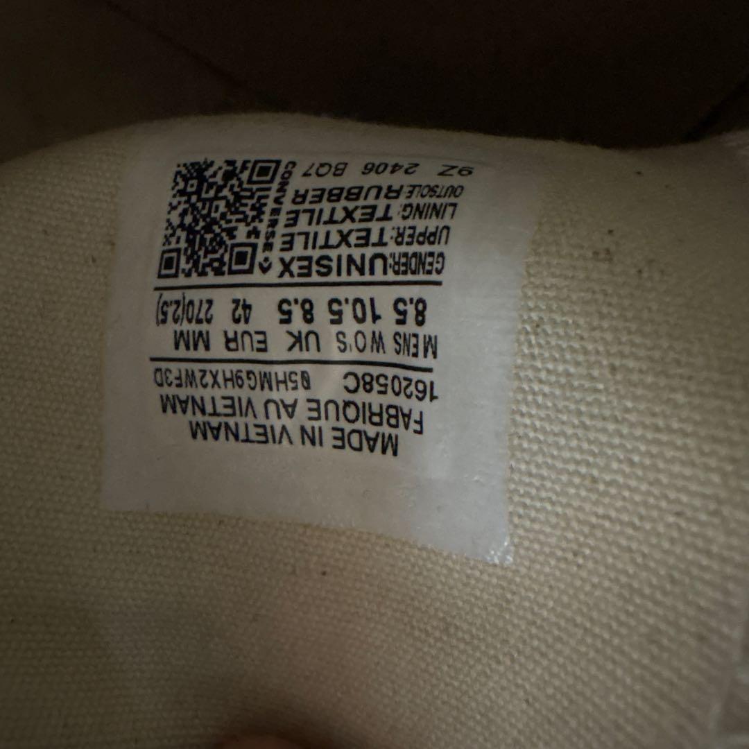 converse CT70 ブラック　ローカット　27.0cm ブラック　中古品