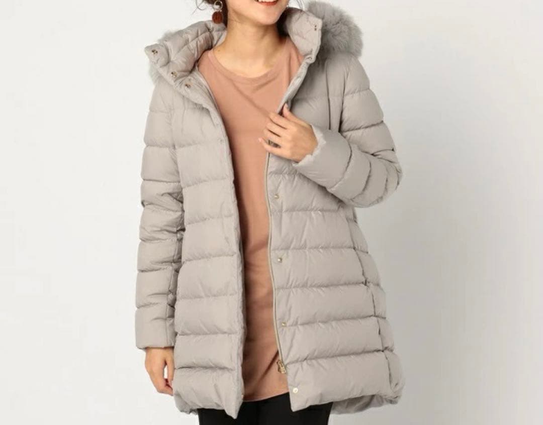 ヘルノ　ダウン　コート　ジャケット　レディース　ポーラテック　ファー