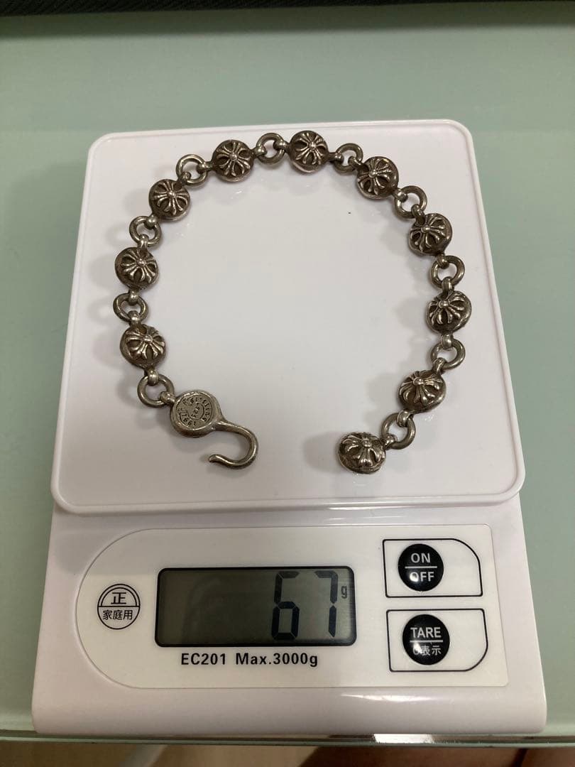CHROME HEARTS #2 クロスボール ブレスレット 10LINK - メルカリ