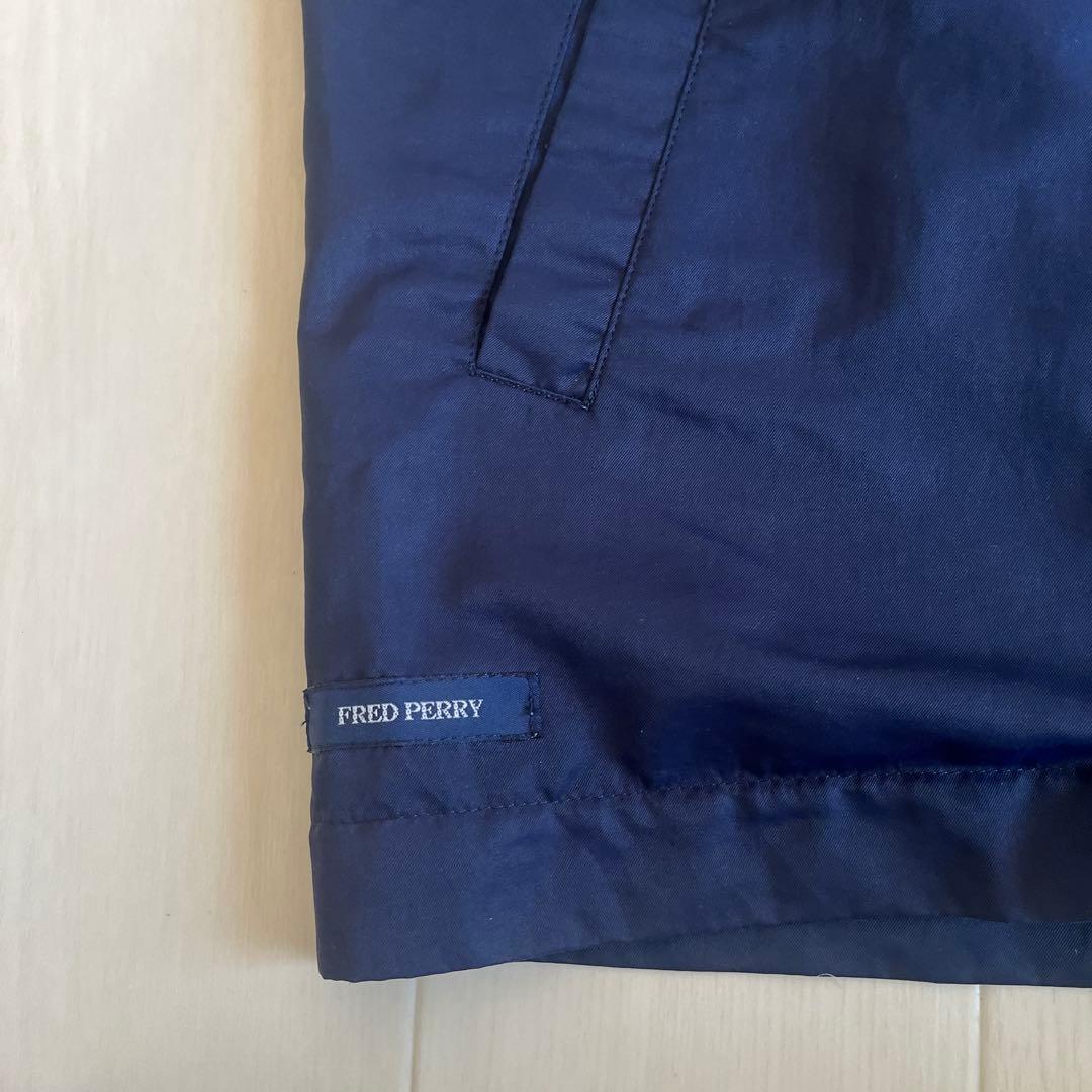 FRED PERRY ネイビー ナイロンジャケット S - メルカリ