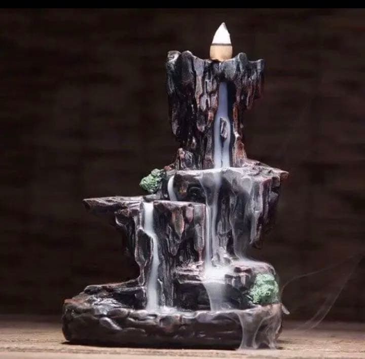 逆流香 香炉 お香 アロマ 癒し 下向き 流れる 滝　アロマ香
