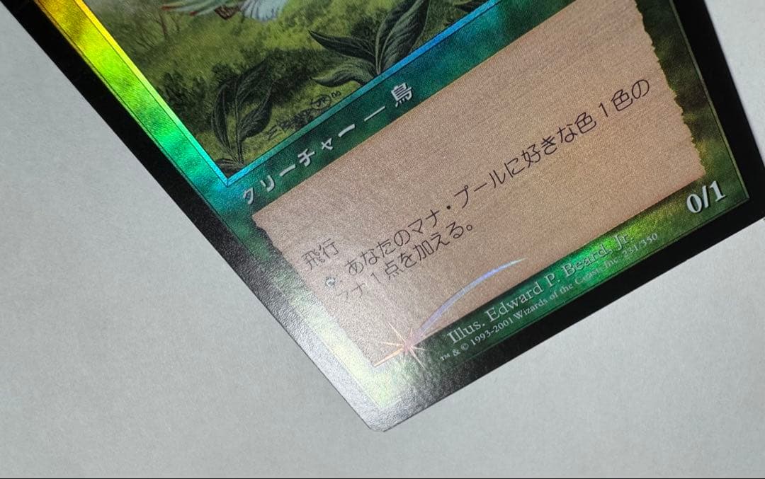 希少】MTG 7版日本語旧枠Foil極楽鳥/Birds of Paradise - メルカリ