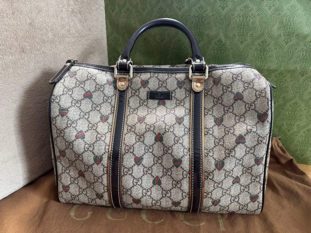 GUCCI GGパターン ボストンバッグ