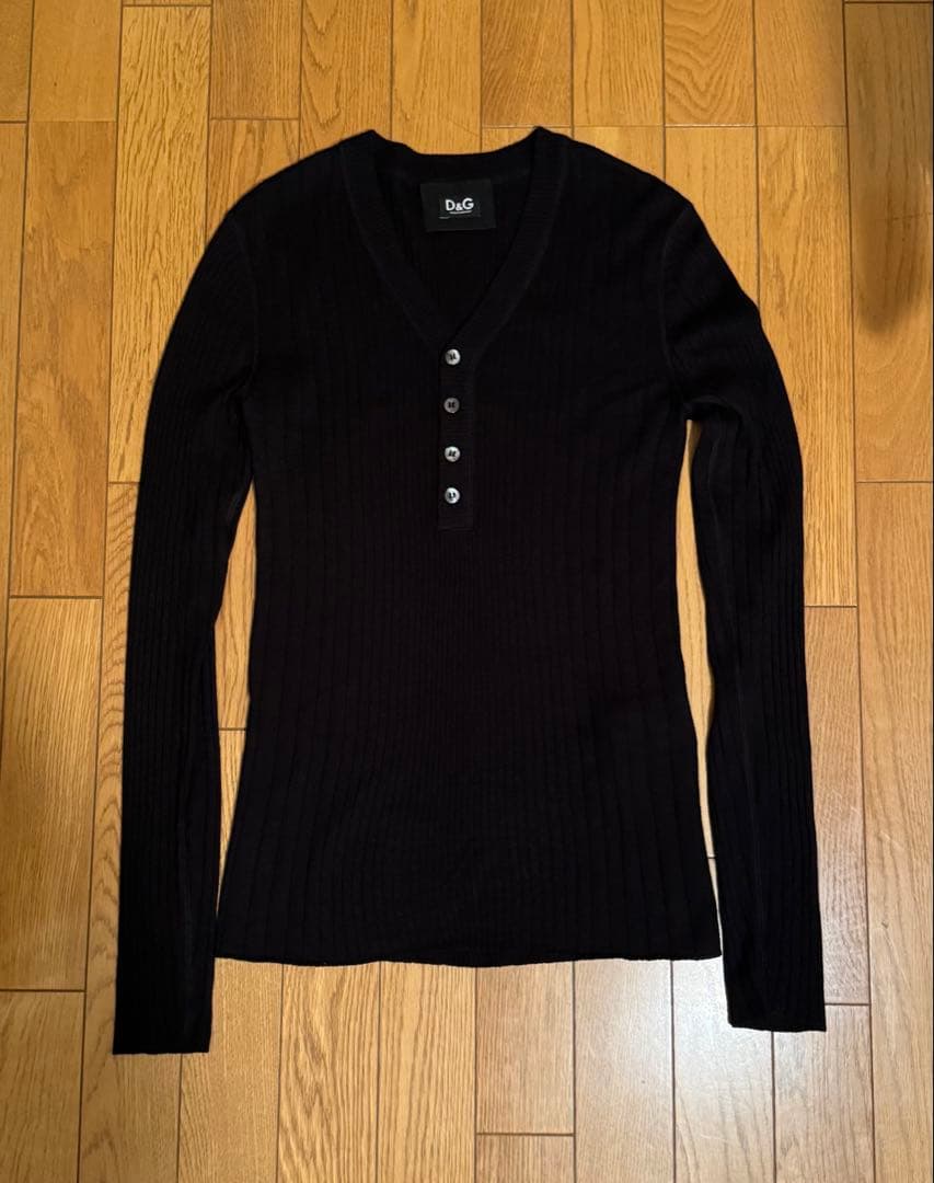 DOLCE&GABBANA ヘンリーネックニット - メルカリ