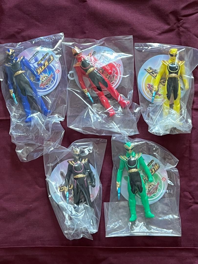 ナンバーワン戦隊ゴジュウジャー ソフビ 5体セット - メルカリ