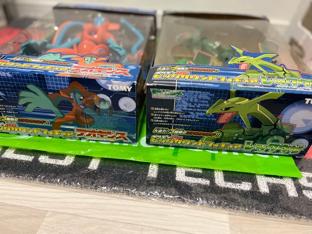 ヒ*キ様 ポケモンAG ビッグサウンドフィギュア デオキシス、レックウザ