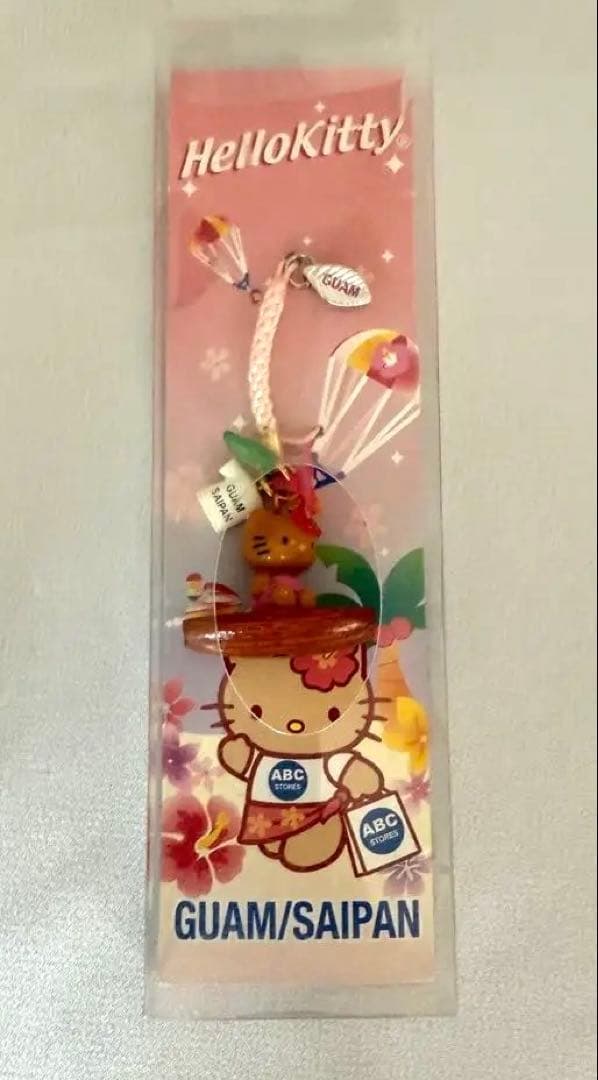 ☆ABCストア☆ハローキティ サーフィン ストラップ グアム/サイパン