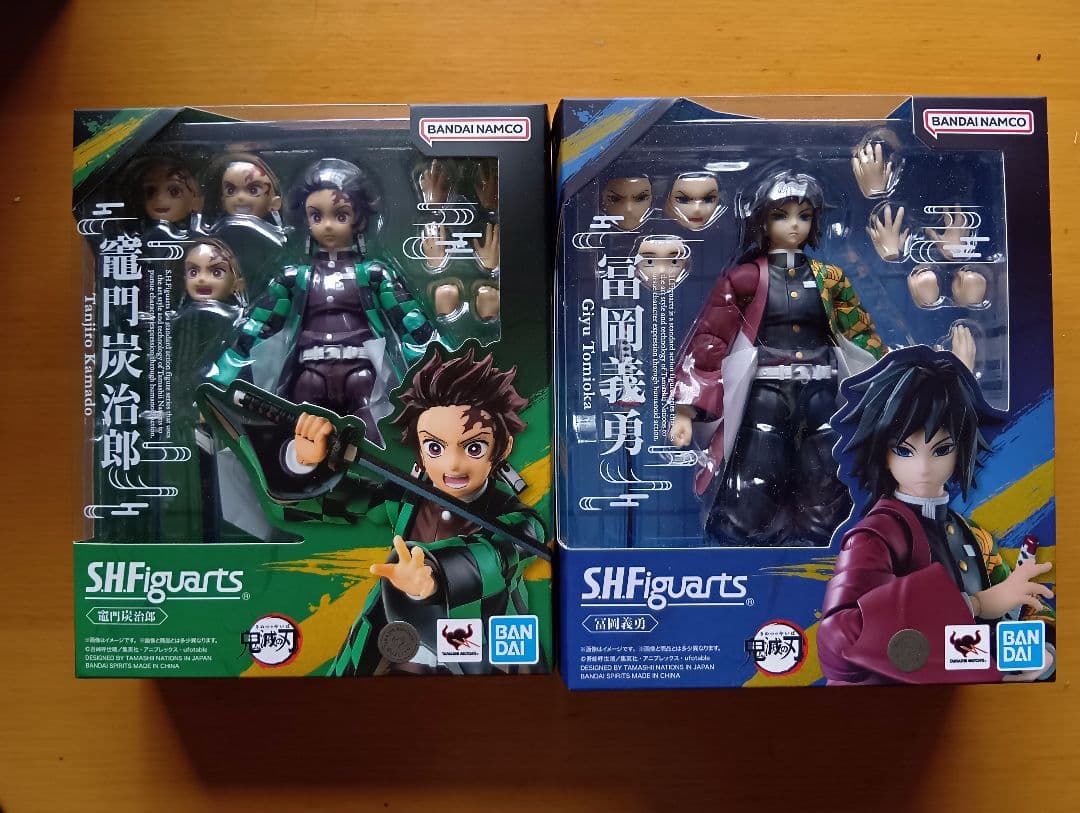 29日までの出品最終価格即購入は☓　SHF鬼滅の刃竈門炭治郎、富岡義勇セット販売