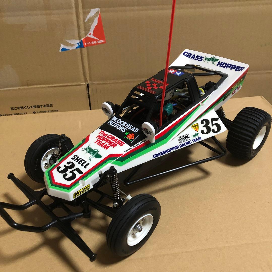タミヤ RC グラスホッパー(復刻版) メカ付 フルベアリング 完成品 未