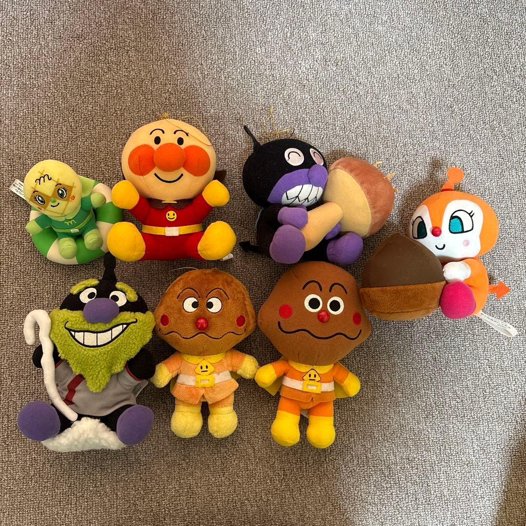 貴重）最終値下げ！ アンパンマン ぬいぐるみ 7体セット レトロ