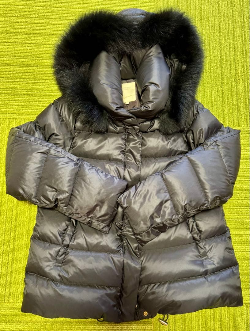 【美品】B:MING by BEAMS 河田 ブラックダウンジャケット Lサイズ