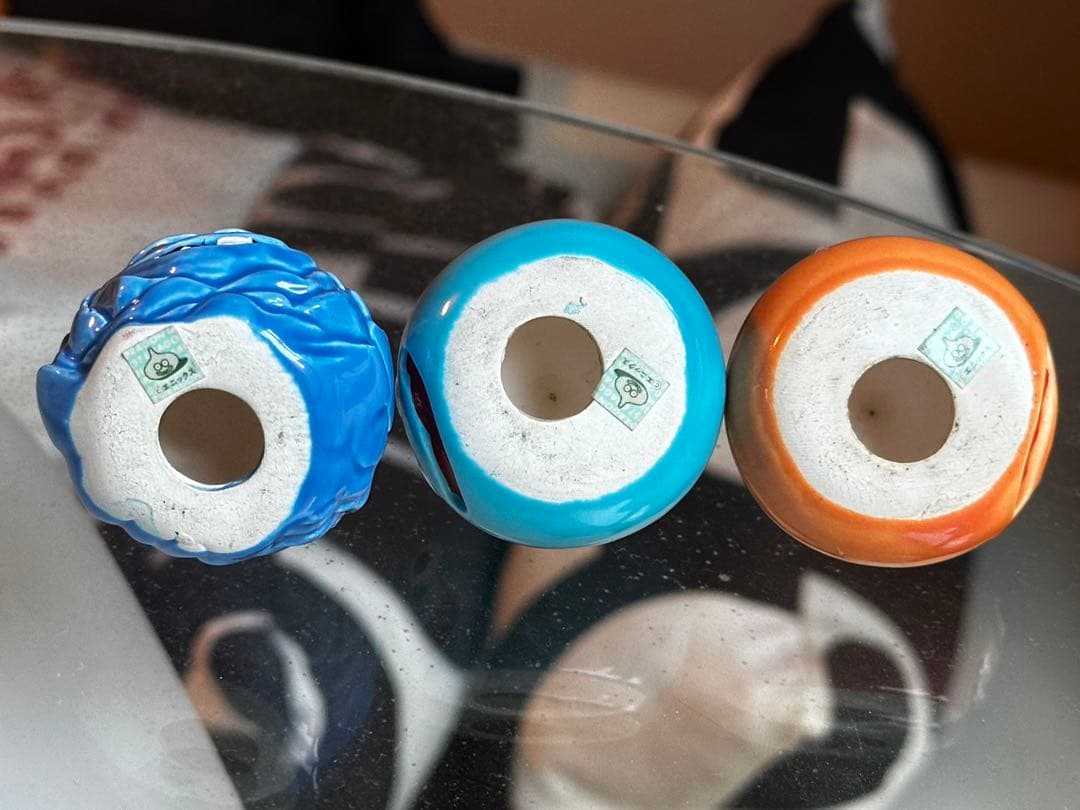 ドラゴンクエスト陶器人形 スライム、スライムベス、ばくだんいわ 3点