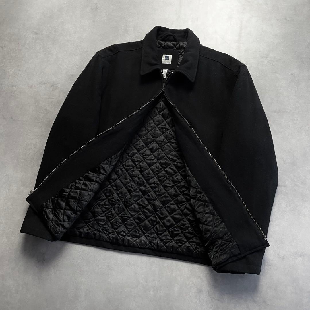00s old GAP melton wool drizzler jacket - メルカリ
