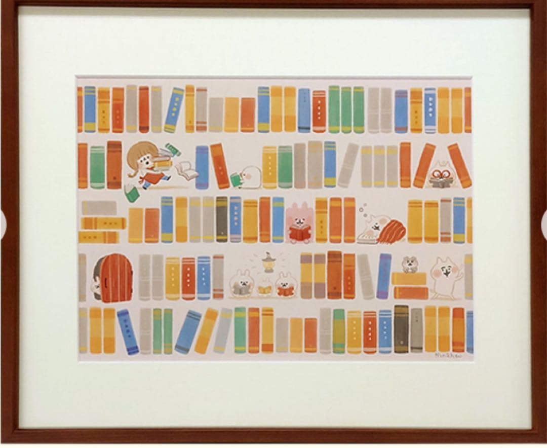 カナヘイ　かなへい いっぱいビブリオン　カナヘイ　かなへい　額縁　額装