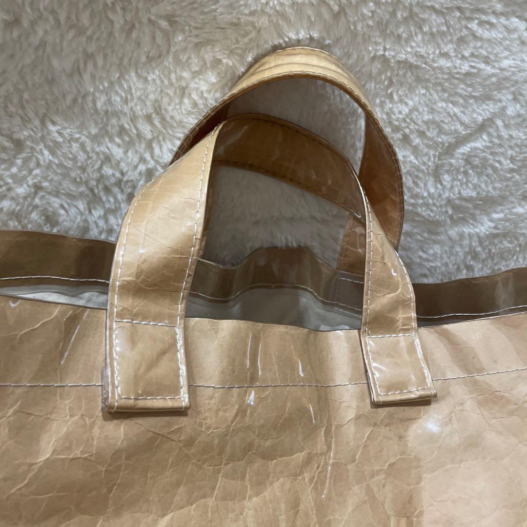 COMME des GARCONS ギャルソン紙袋 ビニール トートバッグ大容量