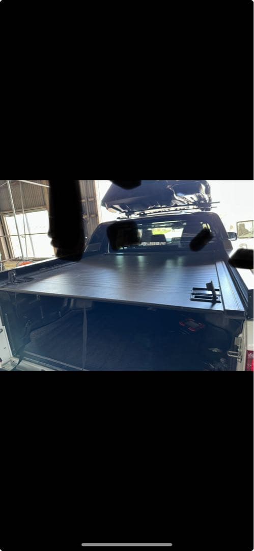 おふまる　三菱　新型トライトンGSR用シャッター鍵付き　MDF製 GI☆GEAR(ジーアイ・ギア)社製]R3シャッター式トノカバー ロック付き