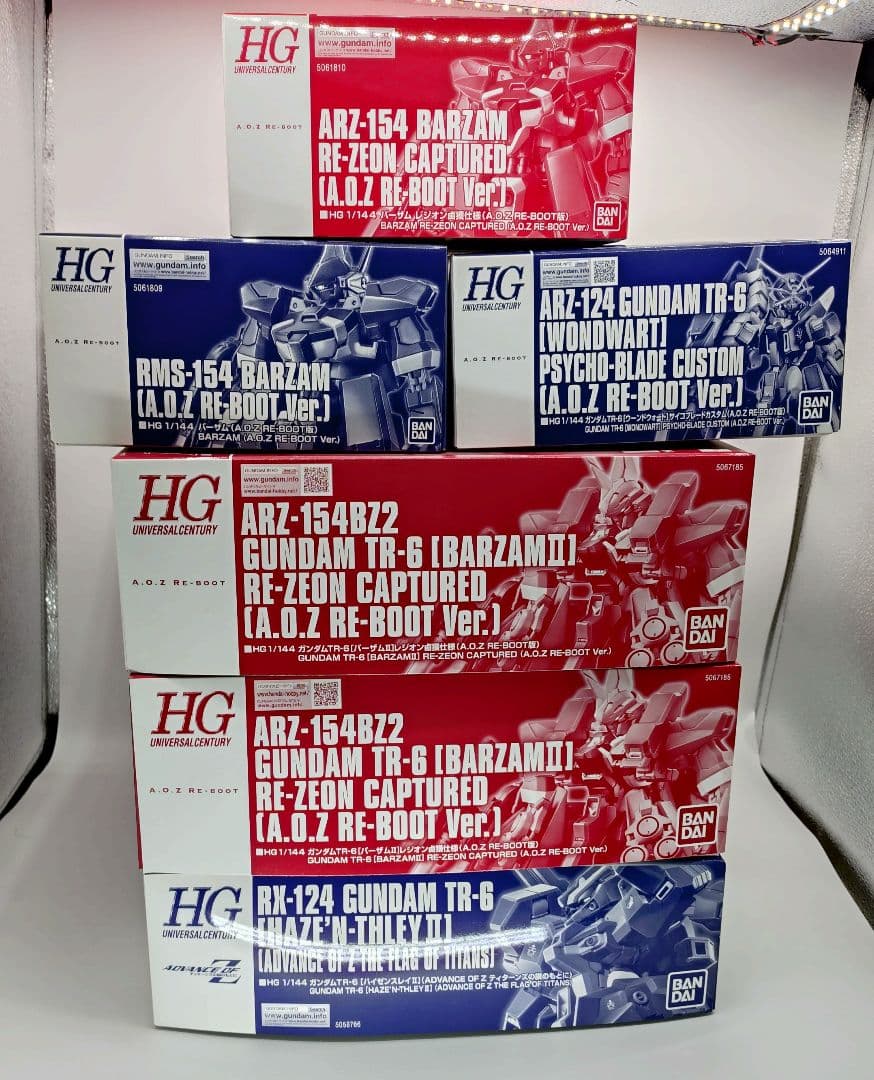 HGUC AOZ系 まとめ売り ハイゼンスレイ　バーザム　ウーンドウォート