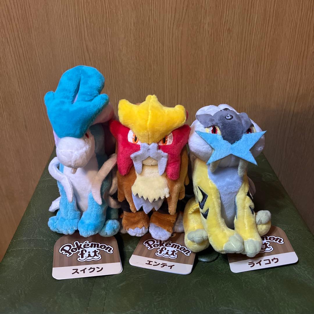 ポケモン フィット スイクン エンテイ ライコウ fit - メルカリ