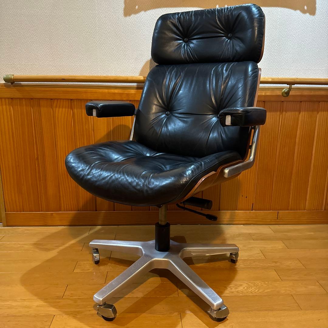 ジロフレックス giroflex 82パサール 本革レザー ハイバック - メルカリ