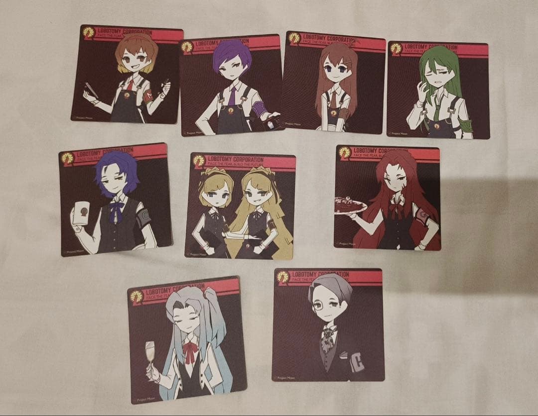 ロボトミーコーポレーション コースター　セットmofun cafe 2019 ロボトミーコーポレーション コースターセットmofun cafe 2019