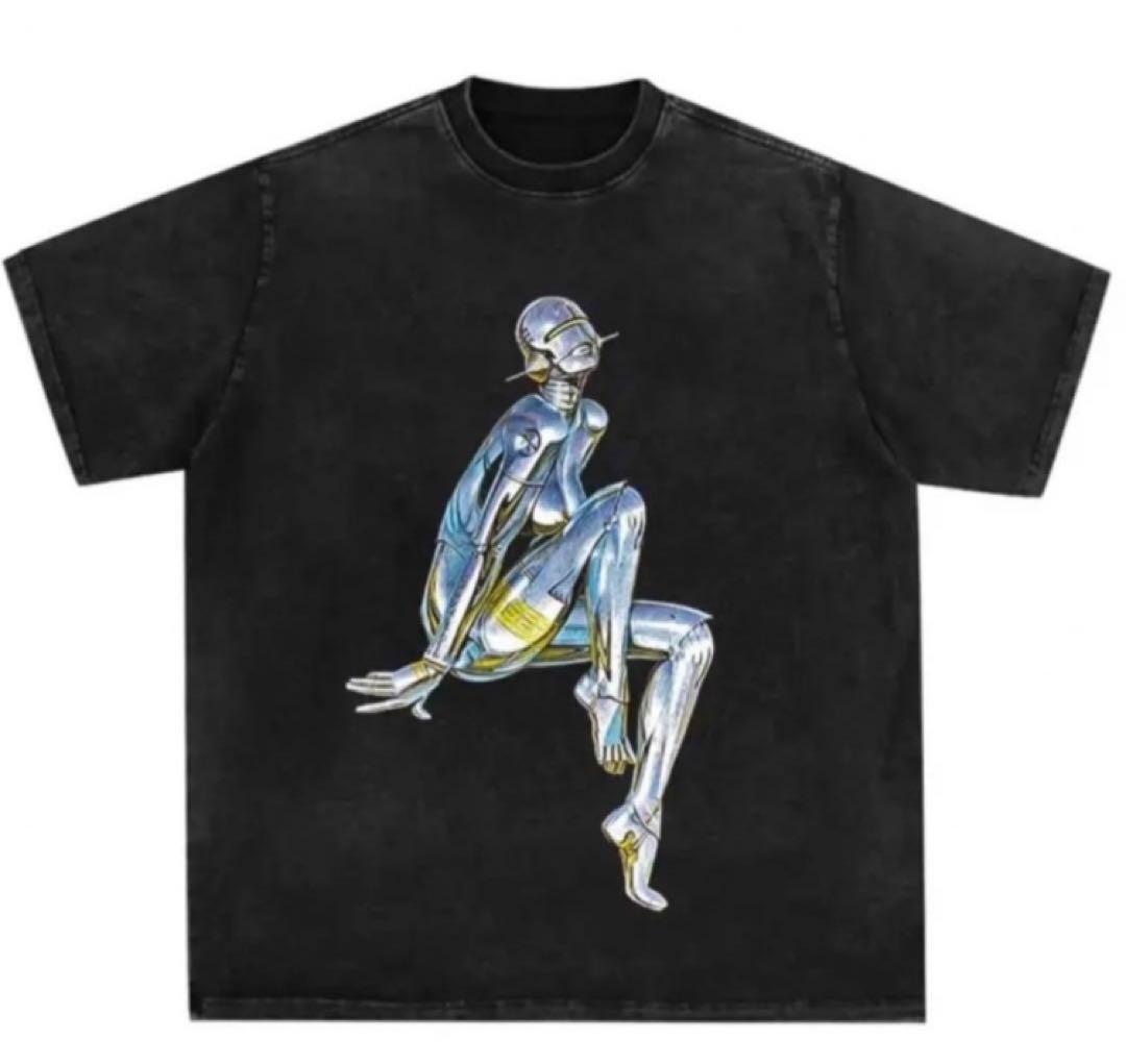 空山基 Tシャツ コピー ロボットレディ ビンテージ バンドt エアロ