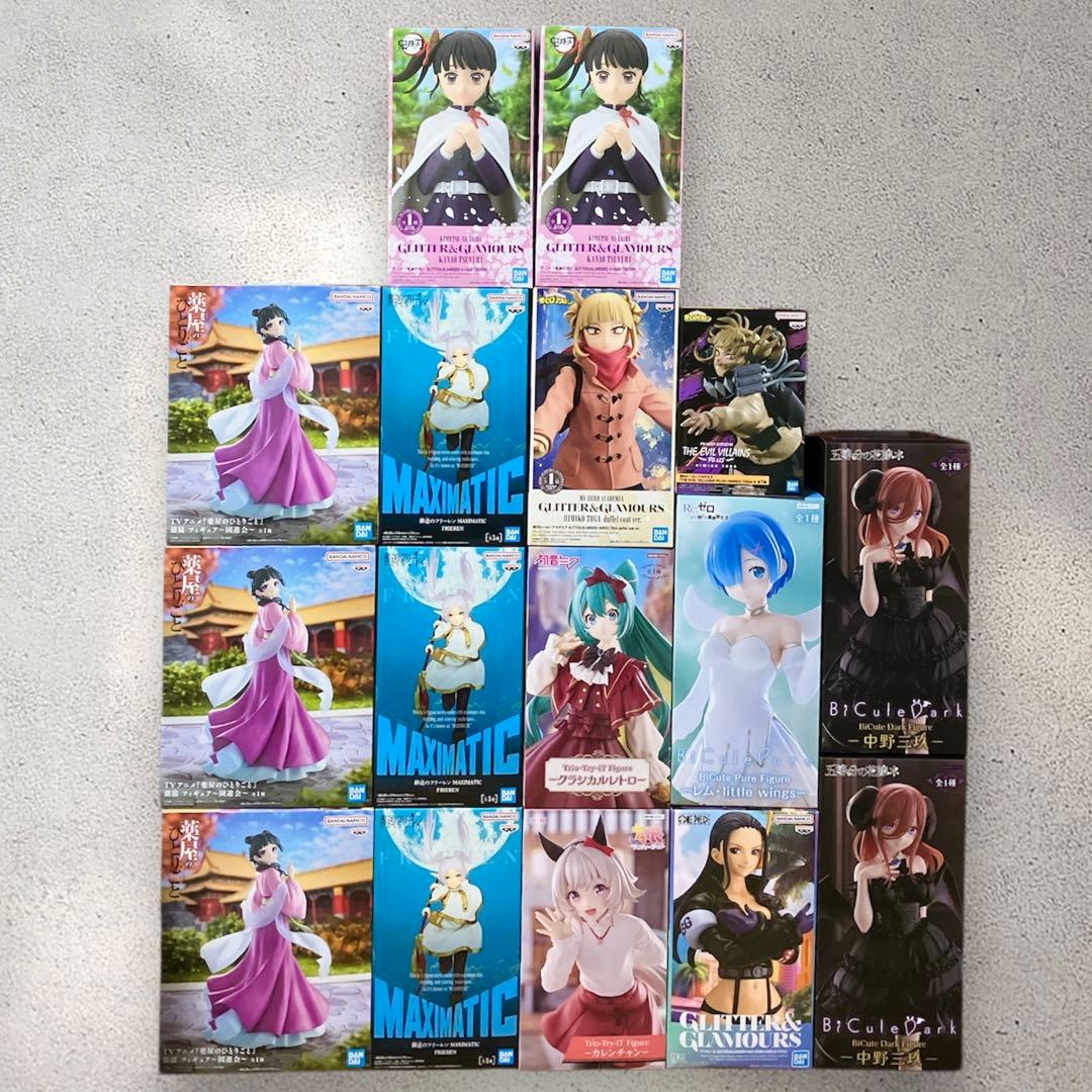 鬼滅の刃　薬屋のひとりごと　フリーレン　ヒロアカ　ウマ娘　リゼロ　フィギュア