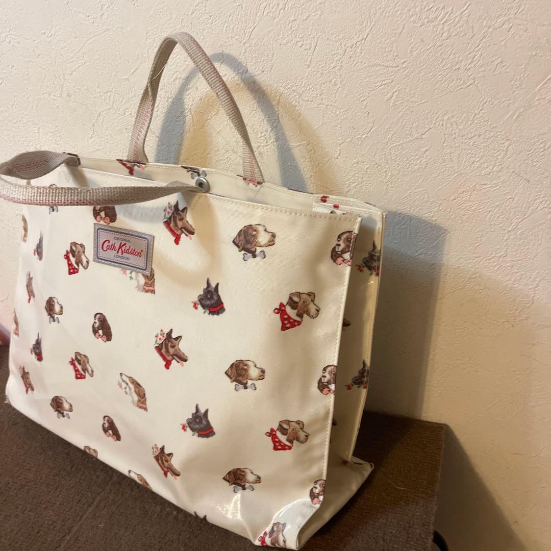 キャスキッドソン犬柄 リバーシブル2ウェイバッグ - メルカリ