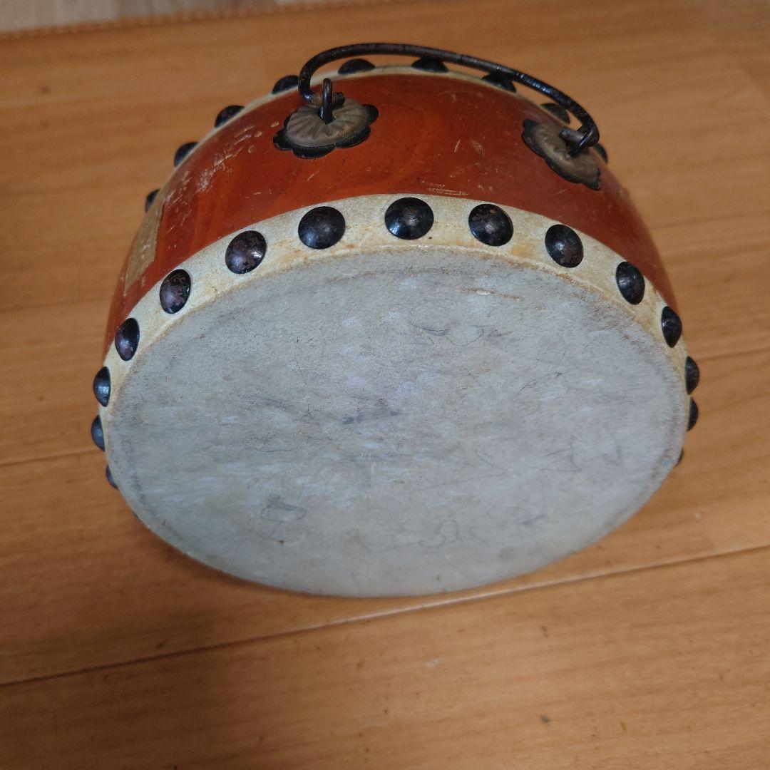 非常に古い和太鼓　アンティーク　昭和レトロ
