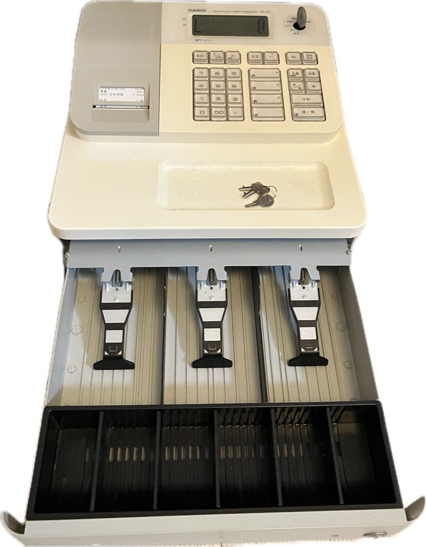CASIO SE-G2-WE 電子レジスター ホワイト - メルカリ